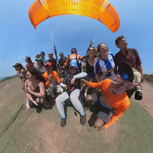 Vuelo En Parapente Sayausi